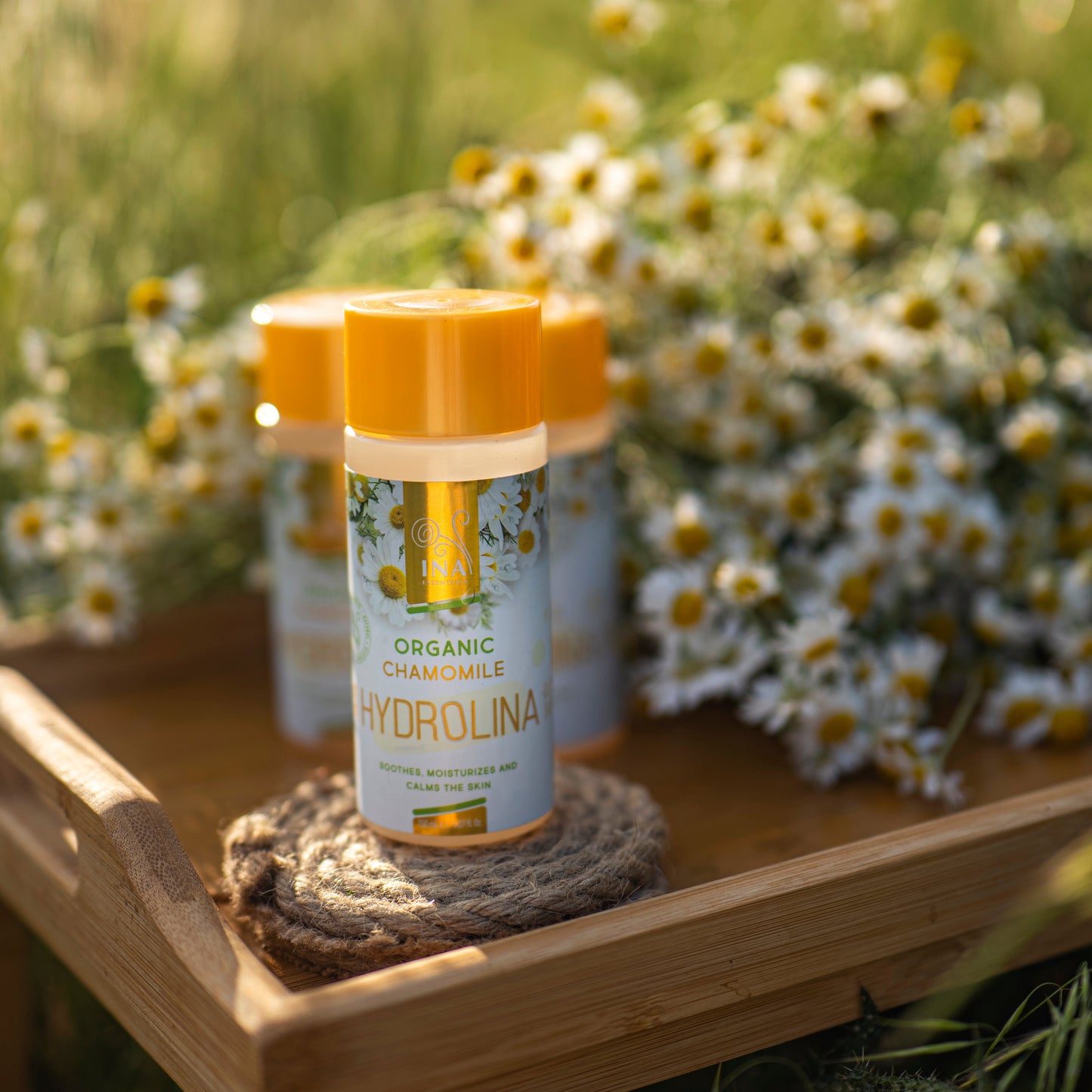 + Geschenk Bio Kamillenwasser - Hydrolina für Ekzeme und gereizte Haut