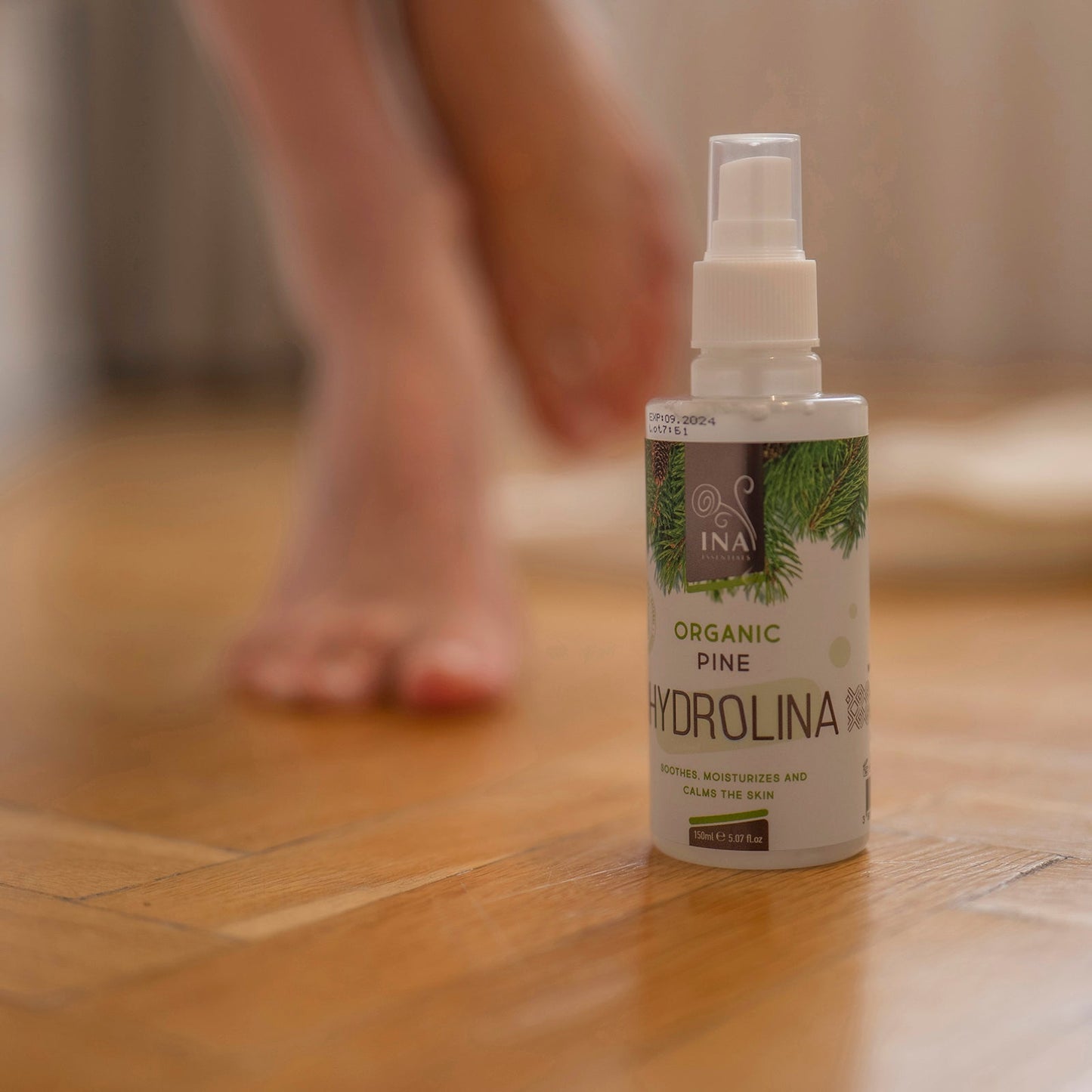 + Geschenk Bio Waldkieferwasser - Hydrolina - Spray für Nagelpilz und stinkende Füße