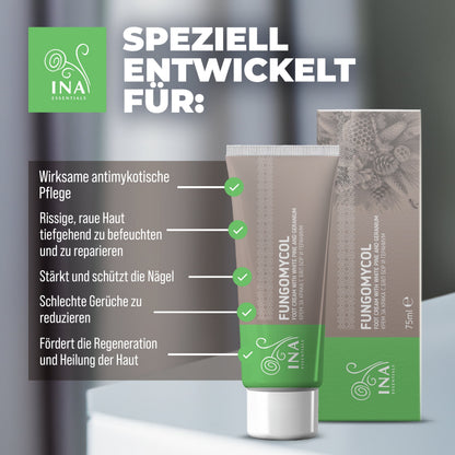 Kaufen Sie 2 Cremes gegen Nagelpilz oder trockene und rissige Haut und erhalten Sie 2 Bio-Weißkiefernwässer gratis