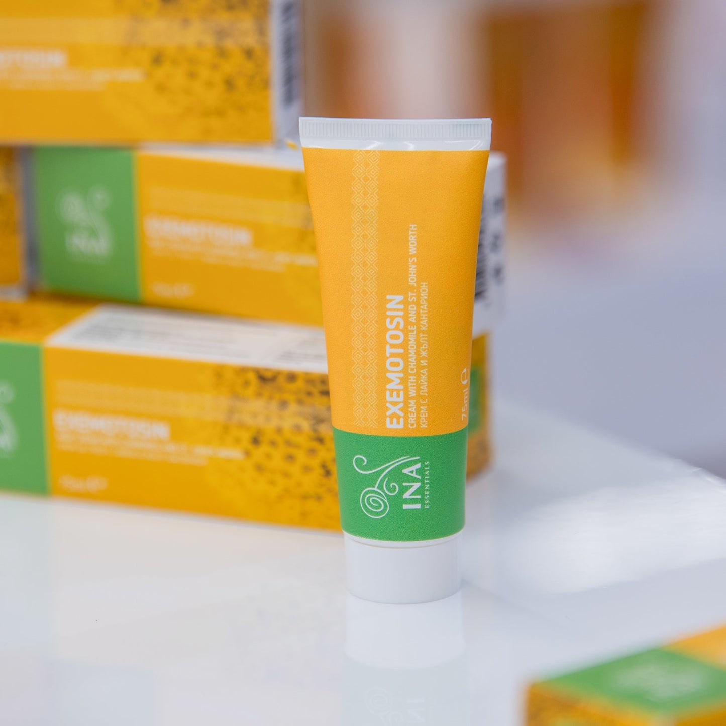 + Geschenk Creme für Psoriasis, Ekzeme und gereizte Haut - mit Johanniskraut, Kamille und Propolis