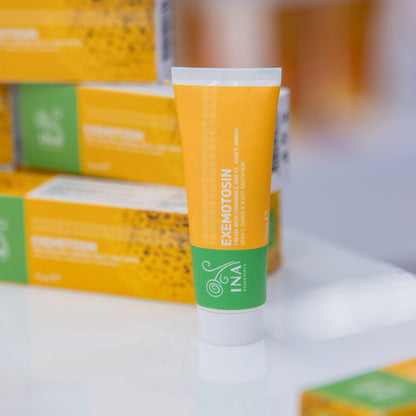+ Geschenk Creme für Psoriasis, Ekzeme und gereizte Haut - mit Johanniskraut, Kamille und Propolis